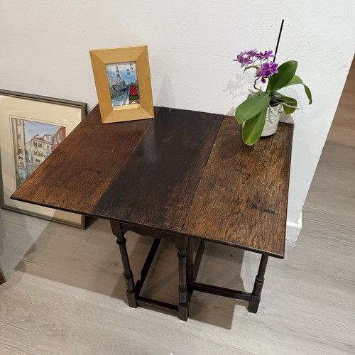 Vintage oak drop leaf - drop,