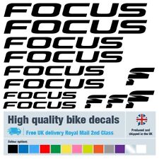 Focus bike labels / decals / stickers, 5+ years external quality (27 pack)