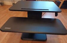 Duronic Sit-Stand Desk DM05D12 | Height Adjustable Office Workstation | 64x45.5c