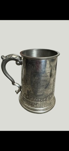 Birmingham pewter pint tankard - birmingham,