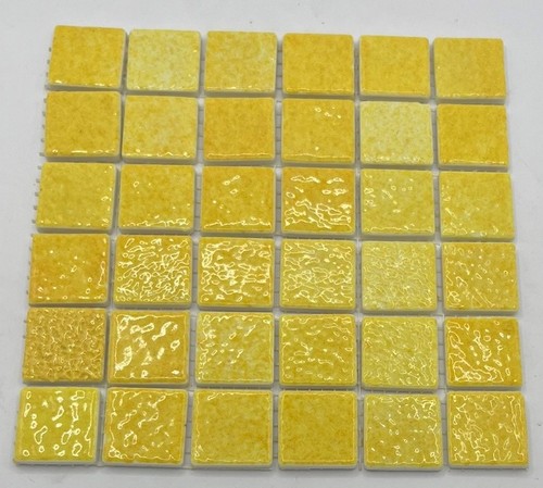 Honey yellow mosaic tiles - honey,