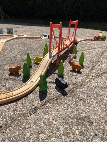Wooden train set - train,
