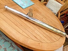   YAMAHA YCS3E CS3E CS3B CS3 200 LEFT  EXHAUST MUFFLER SILENCER & BAFFLE NOT NOS