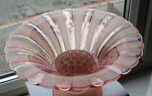 Pink depression glass - pink,