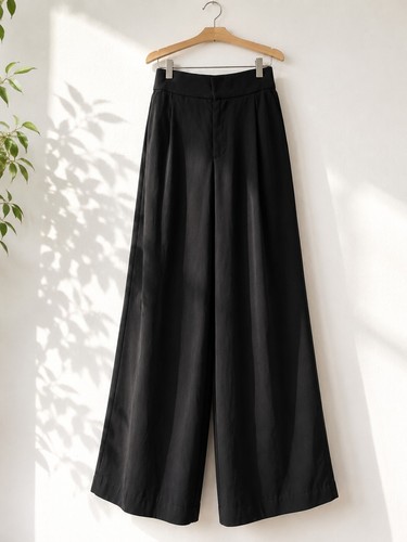 Zara black extra wide leg - black,