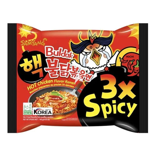 Samyang buldak spicy - 3x, korean