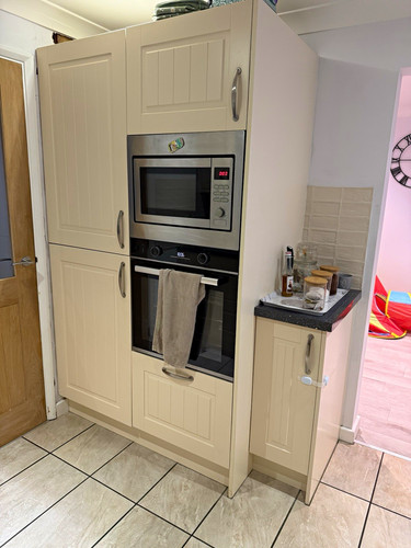 Beige shaker built - shaker, kitchen