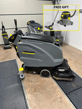 Karcher B60 W Dose, Battery Scrubber Dryer Floor Cleaner, D65 Disc head.