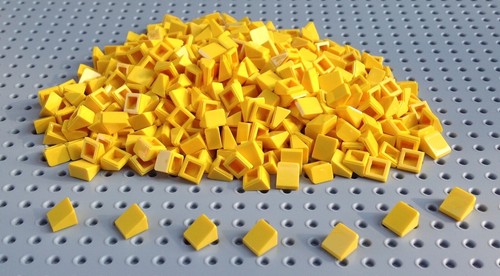 Lego yellow 1x1 slope - lego, 2/3