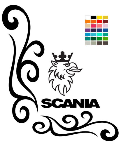 Scania window sticker - window, sticker.