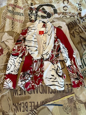 PRE-LOVED VIVIENNE WESTWOOD RED LABEL VINTAGE RUFFLE JACKET SIZE 42