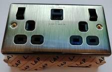 LAP 13A 2-Gang SP Switched