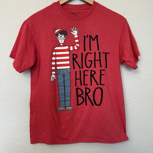 Wheres waldo shirt boys - waldo, size