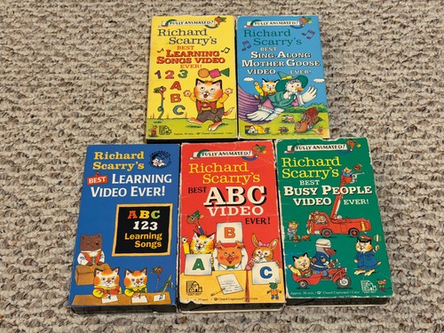 Richard scarry vhs - scarry, 5