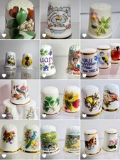 Thimbles - Ceramic / England / Various Makers / Vintage / COLLECTABLE / VGC