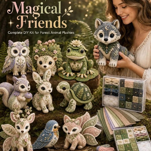 Forest guardians diy patchwork - forest,