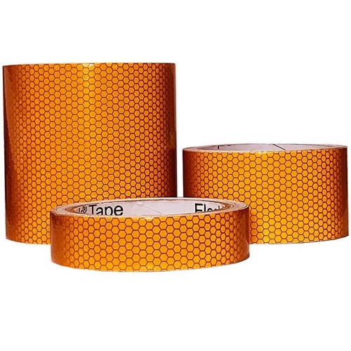 Orange reflective tape glass - reflective,