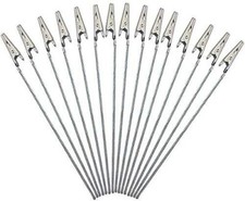 50PCS Metal Long-Tailed Wire Alligator Clips Party Home Memo Photo Stand Holder