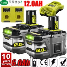 2X 6Ah Battery/Charger For