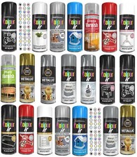 Spray Paint Black White Blue