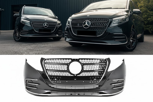 Complete front bumper - front, for