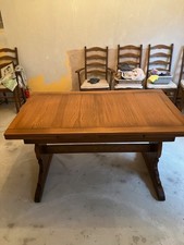 Ercol extending dining table and chairs 6