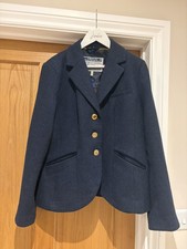 Joules Tweed Jacket UK 16 Navy