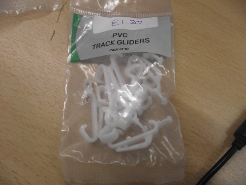 Pvc track gliders - track, curtain