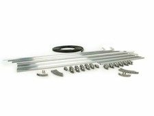Vespa VBB VBA VNA VNB Thin floor Runner Set With Alloy Channels, Rubbers & Caps
