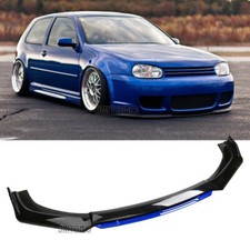 For VW Golf  MK7.5 MK7 MK6 GTI Front Bumper Lip Splitter Spoiler Glossy Black