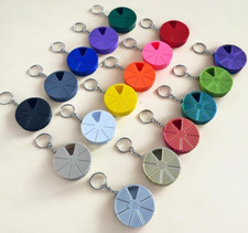 Rotating 7 Day Pill Container Keyring Tablet Box Keyring Travel Friendly Storage