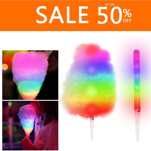 Led cotton candy floss - cotton, glow