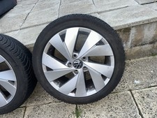 VW Golf MK8 17” Wheels 1.5 TSI/ Alloys with Good Tyres 4x Tyres