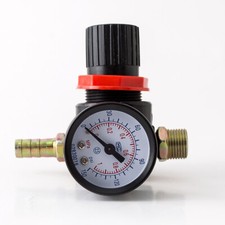 1/4" Mini Adjustable Air Pressure Regulator AR2000 Air Compressor Valve Gauge