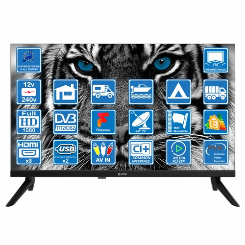 12v 240v tv - 22", or