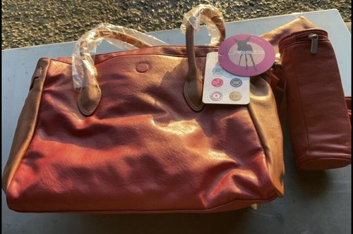 Leather baby changing - changing, bag