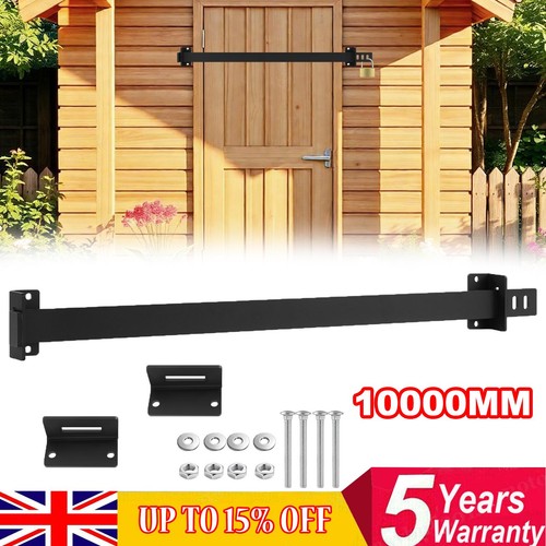 Black fishing shed lock - shed,