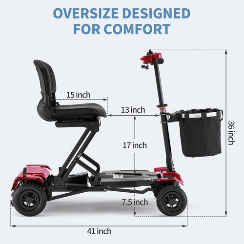 Auto folding mobility scooter - auto,