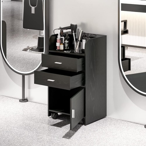 Rolling hair styling station - rolling,