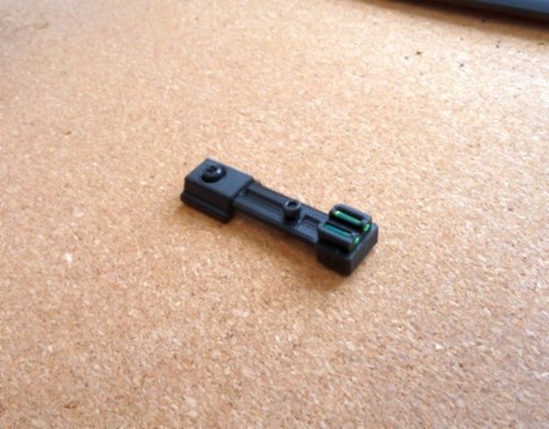 Fibre optic rear sight - , fully