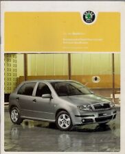 Skoda Fabia Specifications