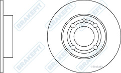 Brakefit sdk6245 brake disc - brakefit,
