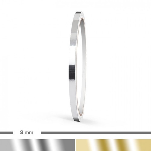 Chrome trim strip - chrome, 9mm