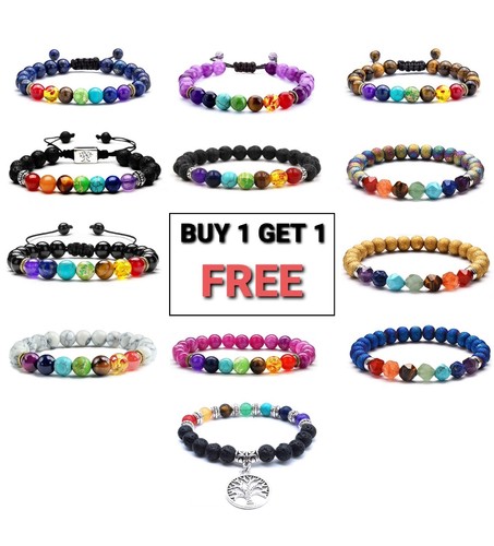 Chakra bracelet crystal - chakra,