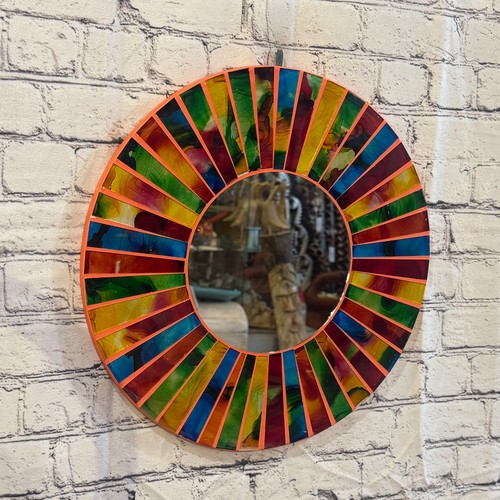 Rainbow line terracotta - rainbow,