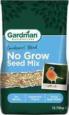 Gardman No Grow Seed Mix Wild Bird Food Seed Sunflower Peanut No Germinating