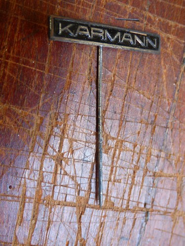 Karmann pin 3x0 5cm 1990s - pin, ~3x0.5cm