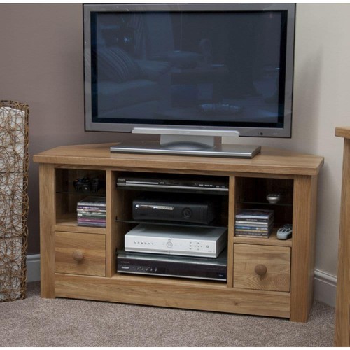 Solid oak corner - oak,