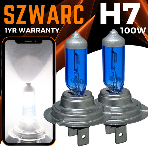 100w xenon headlight bulbs - h7,