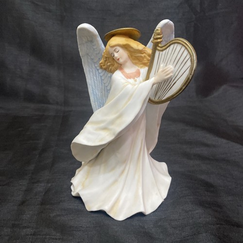 Schmid angel with harp - 8",